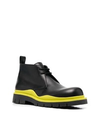 Bottines chukka en cuir noires Bottega Veneta