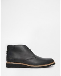 Bottines chukka en cuir noires Original Penguin