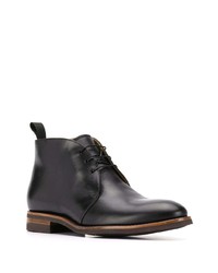 Bottines chukka en cuir noires Scarosso