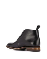 Bottines chukka en cuir noires Scarosso