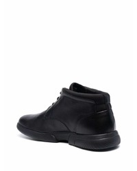 Bottines chukka en cuir noires Geox