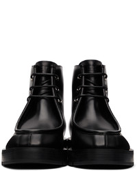 Bottines chukka en cuir noires Givenchy