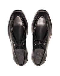 Bottines chukka en cuir noires Givenchy