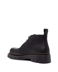 Bottines chukka en cuir noires Bottega Veneta