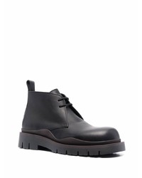 Bottines chukka en cuir noires Bottega Veneta