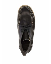 Bottines chukka en cuir noires VISVIM