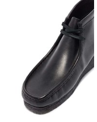 Bottines chukka en cuir noires Clarks Originals