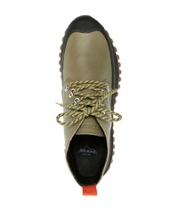 Bottines chukka en cuir olive Diemme