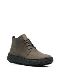 Bottines chukka en cuir olive Camper