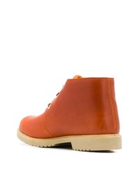 Bottines chukka en cuir orange Timberland