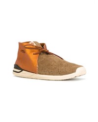 Bottines chukka en cuir orange VISVIM