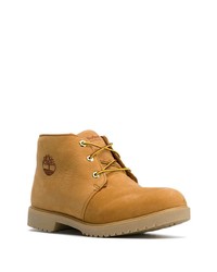 Bottines chukka en cuir tabac Timberland