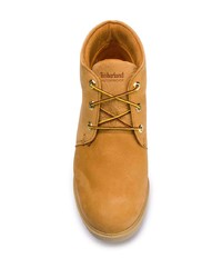 Bottines chukka en cuir tabac Timberland