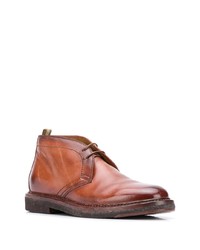 Bottines chukka en cuir tabac Officine Creative