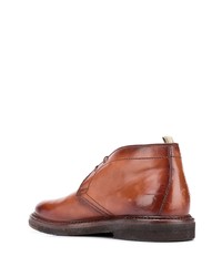 Bottines chukka en cuir tabac Officine Creative