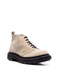 Bottines chukka en daim beiges Adieu Paris