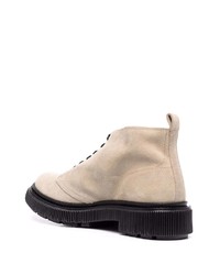 Bottines chukka en daim beiges Adieu Paris