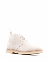 Bottines chukka en daim blanches Common Projects
