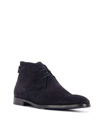 Bottines chukka en daim bleu marine PS Paul Smith