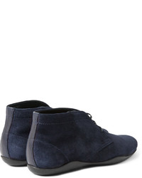 Bottines chukka en daim bleu marine Harry's of London