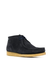 Bottines chukka en daim bleu marine Sebago