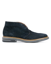 Bottines chukka en daim bleu marine BRIMARTS