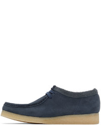 Bottines chukka en daim bleu marine Clarks Originals