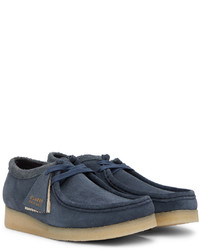 Bottines chukka en daim bleu marine Clarks Originals