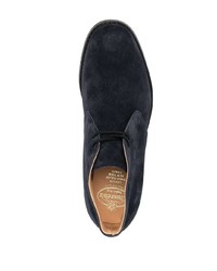 Bottines chukka en daim bleu marine Church's