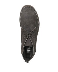 Bottines chukka en daim gris foncé Moma