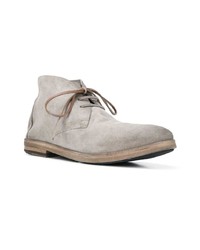 Bottines chukka en daim grises Marsèll