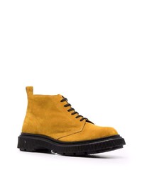 Bottines chukka en daim jaunes Adieu Paris