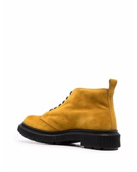 Bottines chukka en daim jaunes Adieu Paris