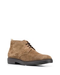 Bottines chukka en daim marron clair Doucal's