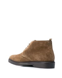 Bottines chukka en daim marron clair Doucal's