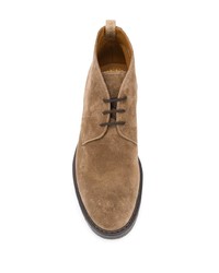 Bottines chukka en daim marron clair Doucal's