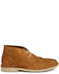 Bottines chukka en daim marron clair Asos