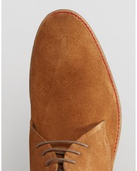 Bottines chukka en daim marron clair Lambretta