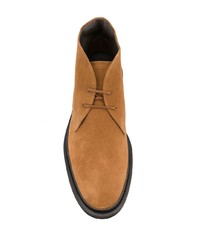 Bottines chukka en daim marron clair Tod's