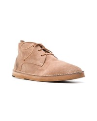 Bottines chukka en daim marron clair Marsèll