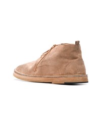 Bottines chukka en daim marron clair Marsèll