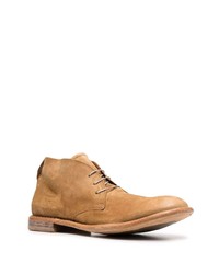 Bottines chukka en daim marron clair Moma