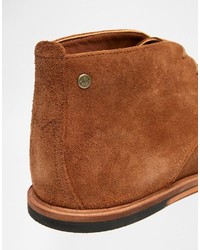 Bottines chukka en daim marron clair Frank Wright