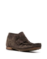 Bottines chukka en daim marron foncé Premiata