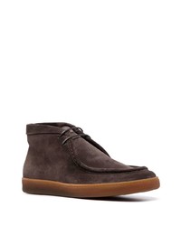 Bottines chukka en daim marron foncé Henderson Baracco