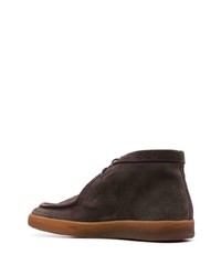 Bottines chukka en daim marron foncé Henderson Baracco