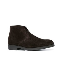 Bottines chukka en daim marron foncé To Boot New York