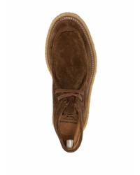 Bottines chukka en daim marron foncé Officine Creative