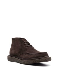 Bottines chukka en daim marron foncé Officine Creative