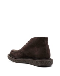 Bottines chukka en daim marron foncé Officine Creative